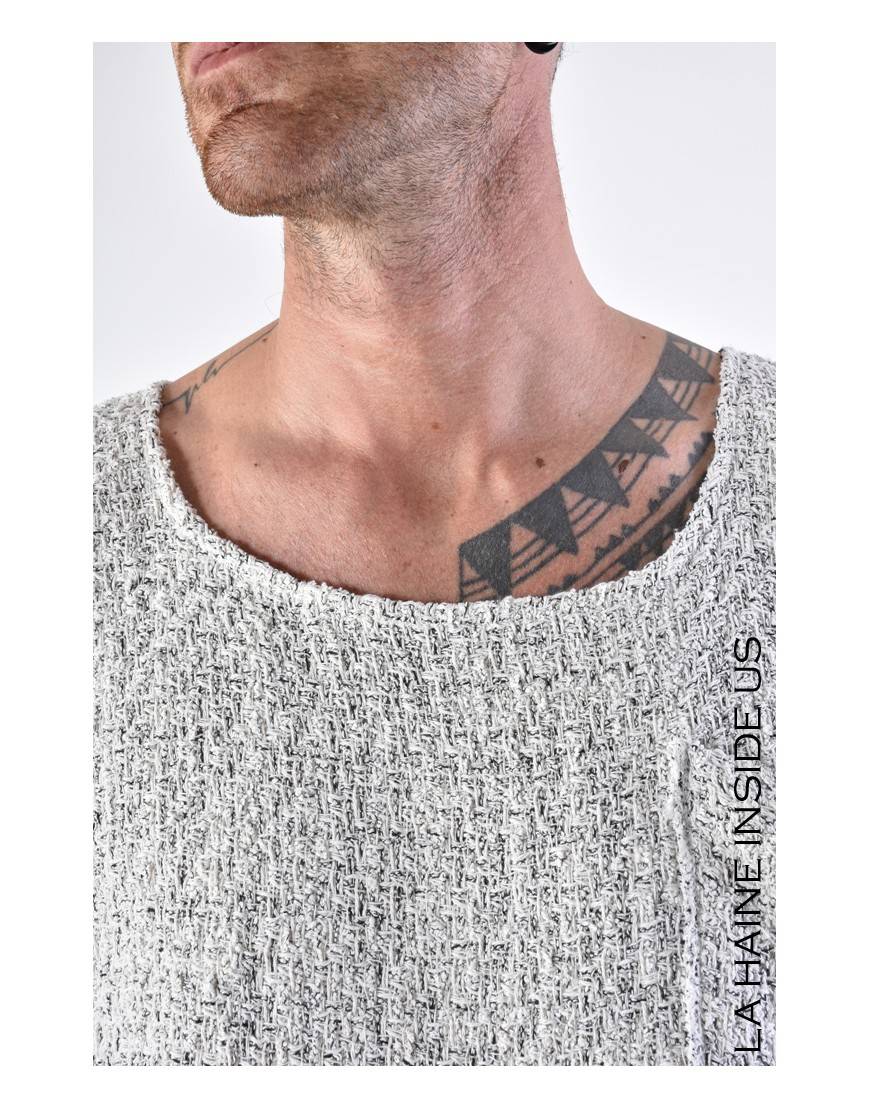 La haine inside us 4M LW677 T-SHIRT UNISEX U Bianco Convenienza
