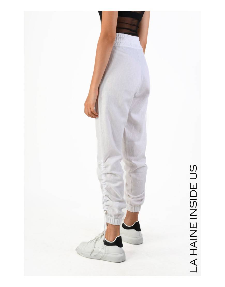 La haine inside us 4M LW755 PANTALONE Bianco Offerta