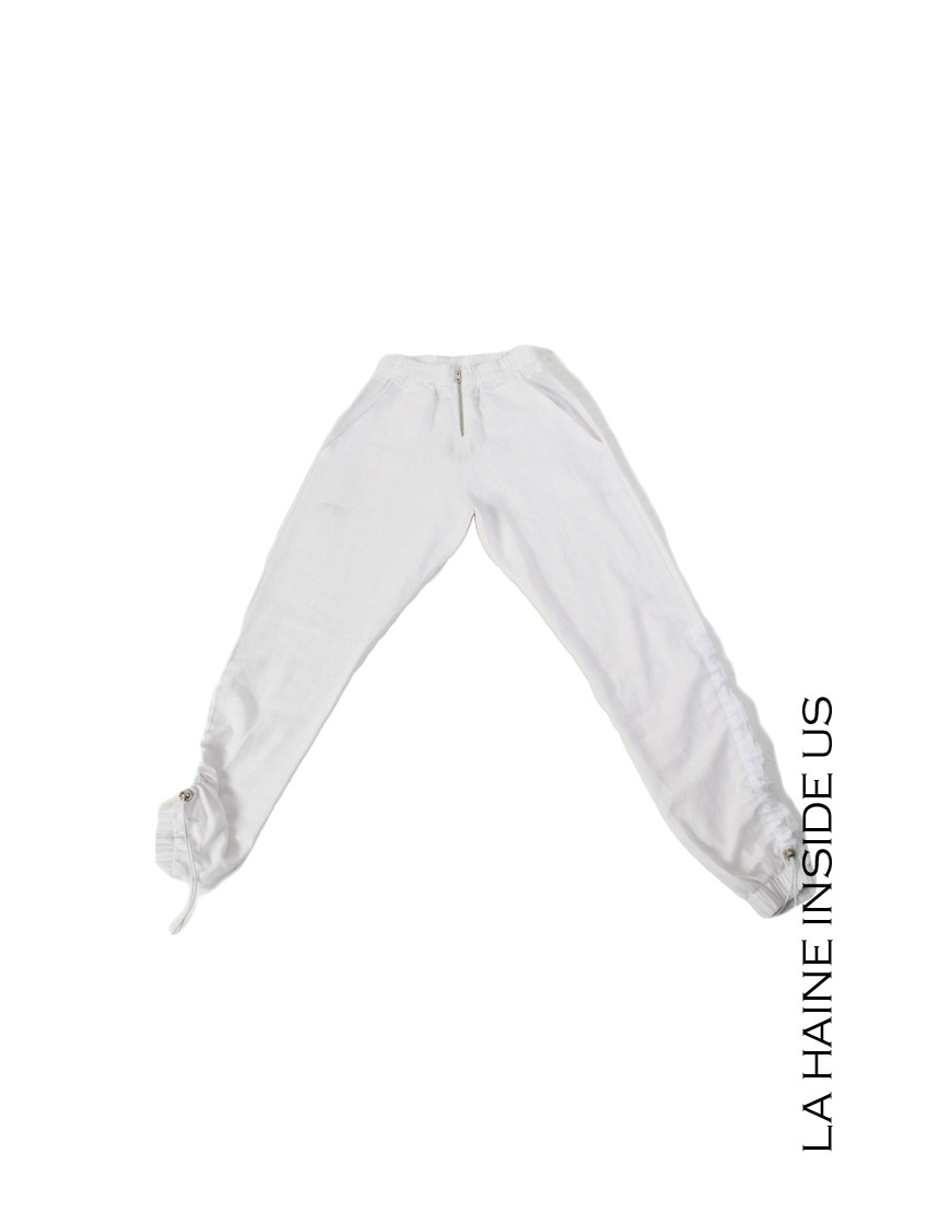La haine inside us 4M LW755 PANTALONE Bianco Offerta