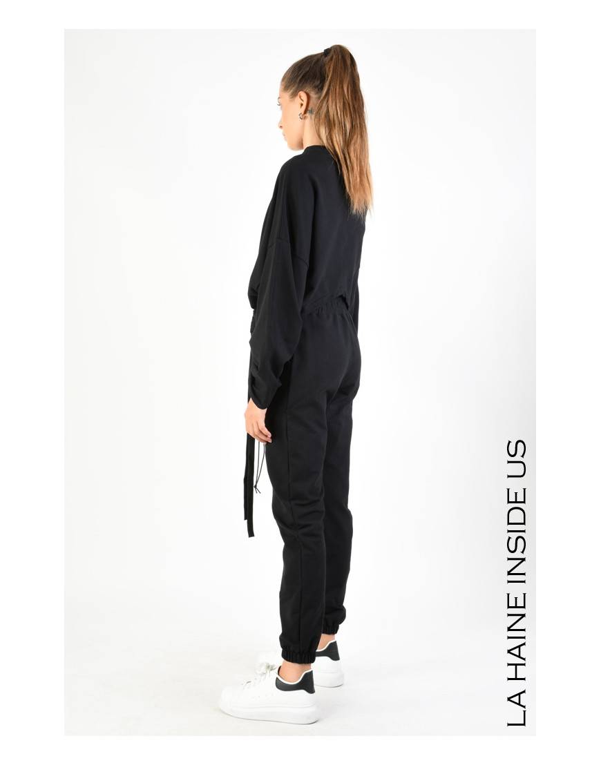 La haine inside us 4M LW757 TUNICA Nero Outlet