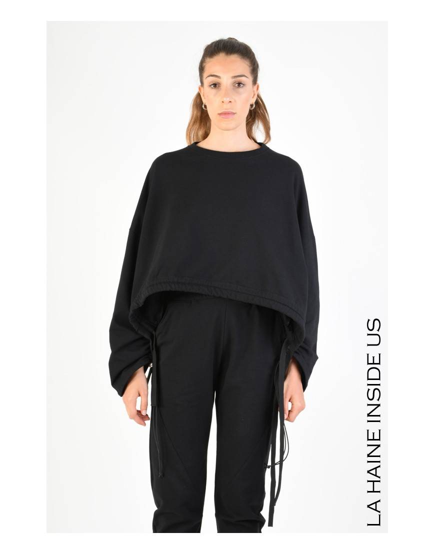 La haine inside us 4M LW757 TUNICA Nero Outlet