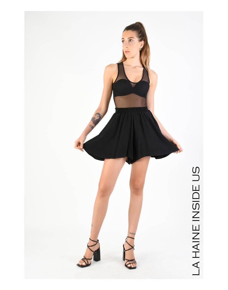 La haine inside us 4V LW753 SHORT Nero Saldi Di Fabbrica