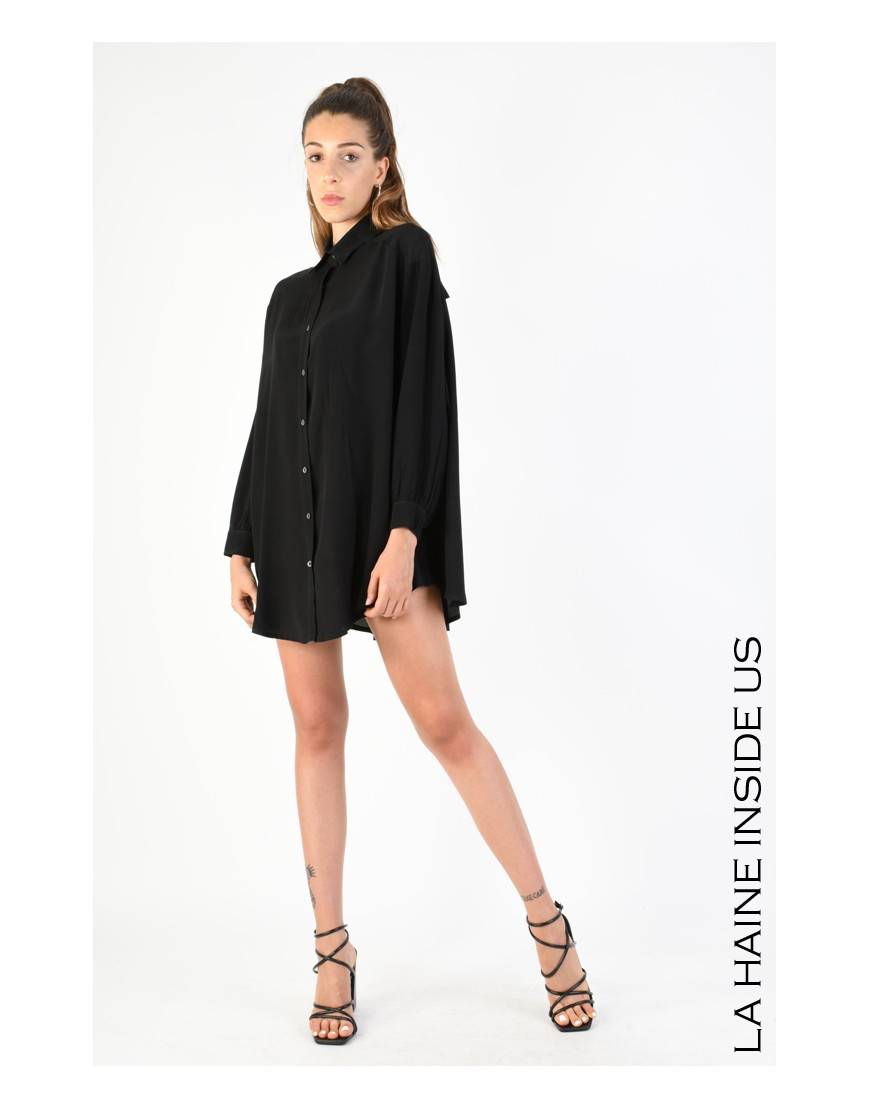 La haine inside us 4V LW754 CAMICIA Nero