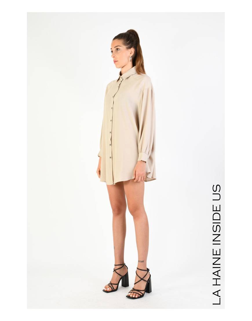 La haine inside us 4V LW754 CAMICIA Sabbia Negozio