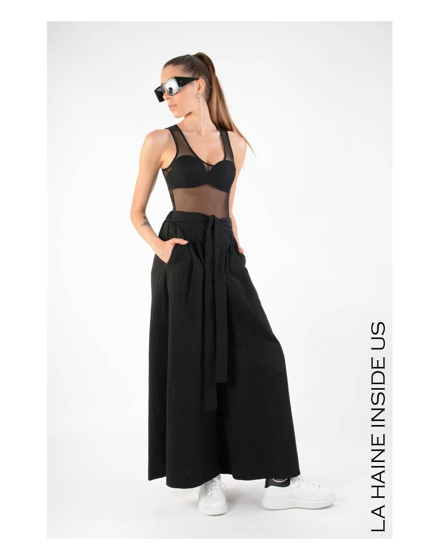 La haine inside us 4R LW651 PANTALONE Nero Negozio online di fabbrica