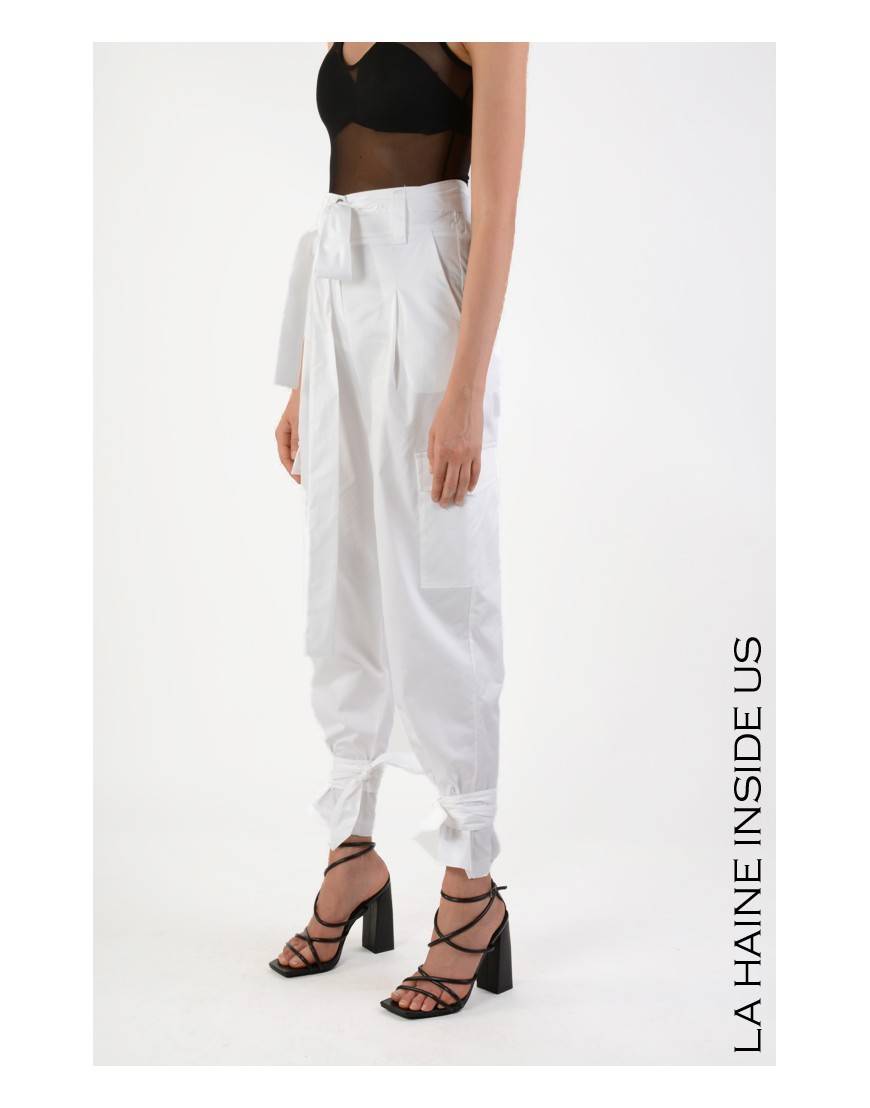 La haine inside us 4R LW709 PANTALONE Bianco Shopping online