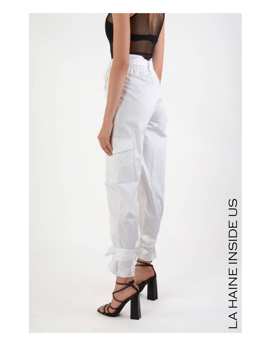 La haine inside us 4R LW709 PANTALONE Bianco Shopping online