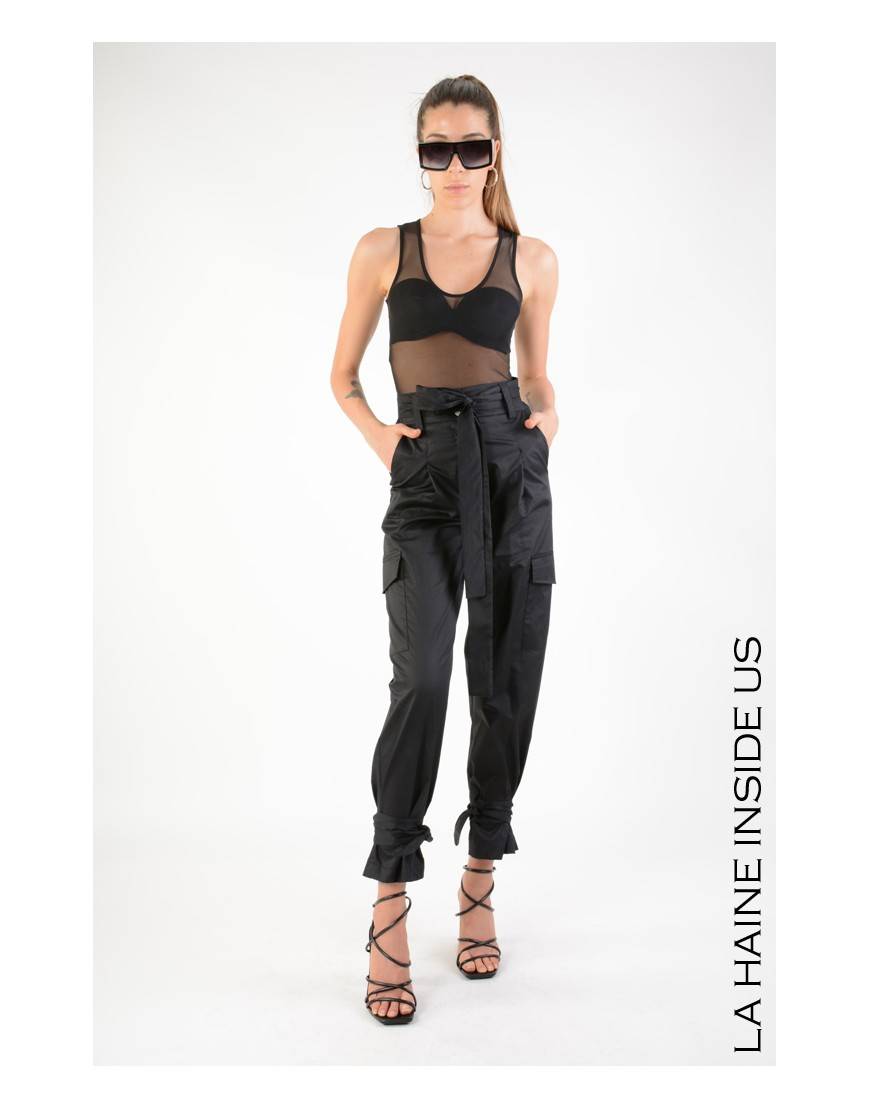 La haine inside us 4R LW709 PANTALONE Nero Offerta esclusiva