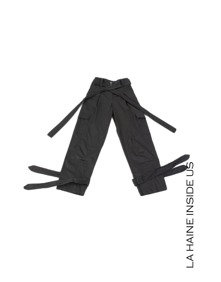 La haine inside us 4R LW709 PANTALONE Nero Offerta esclusiva