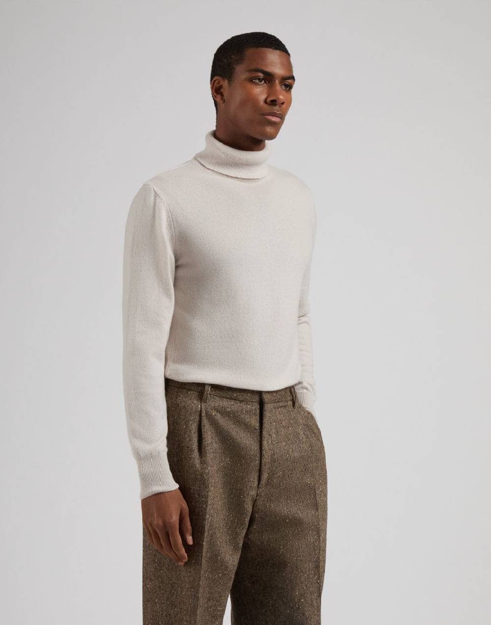 Lardini Dolcevita beige in 100% puro cashmere cariaggi Vendite Flash