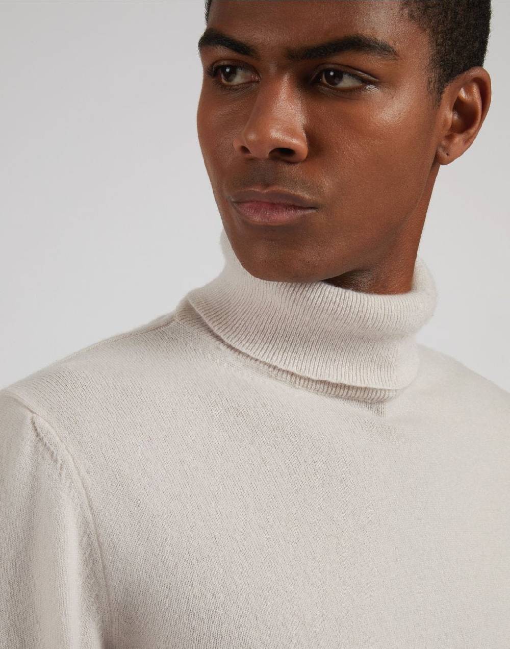 Lardini Dolcevita beige in 100% puro cashmere cariaggi Vendite Flash