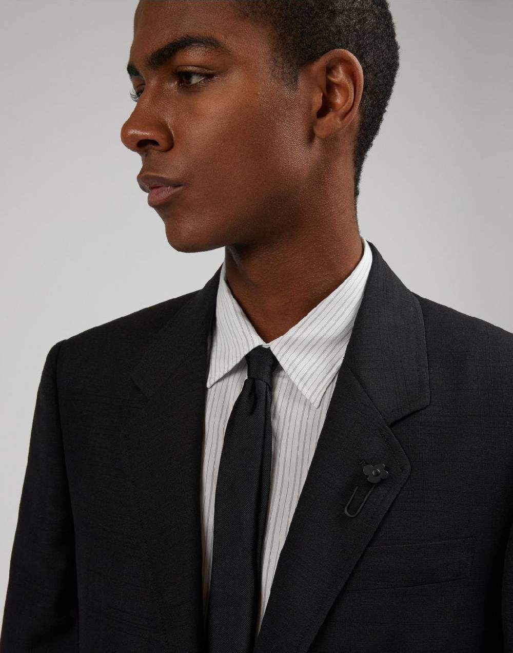 Lardini Blazer attitude nero monopetto in lana e mohair I Più Venduti