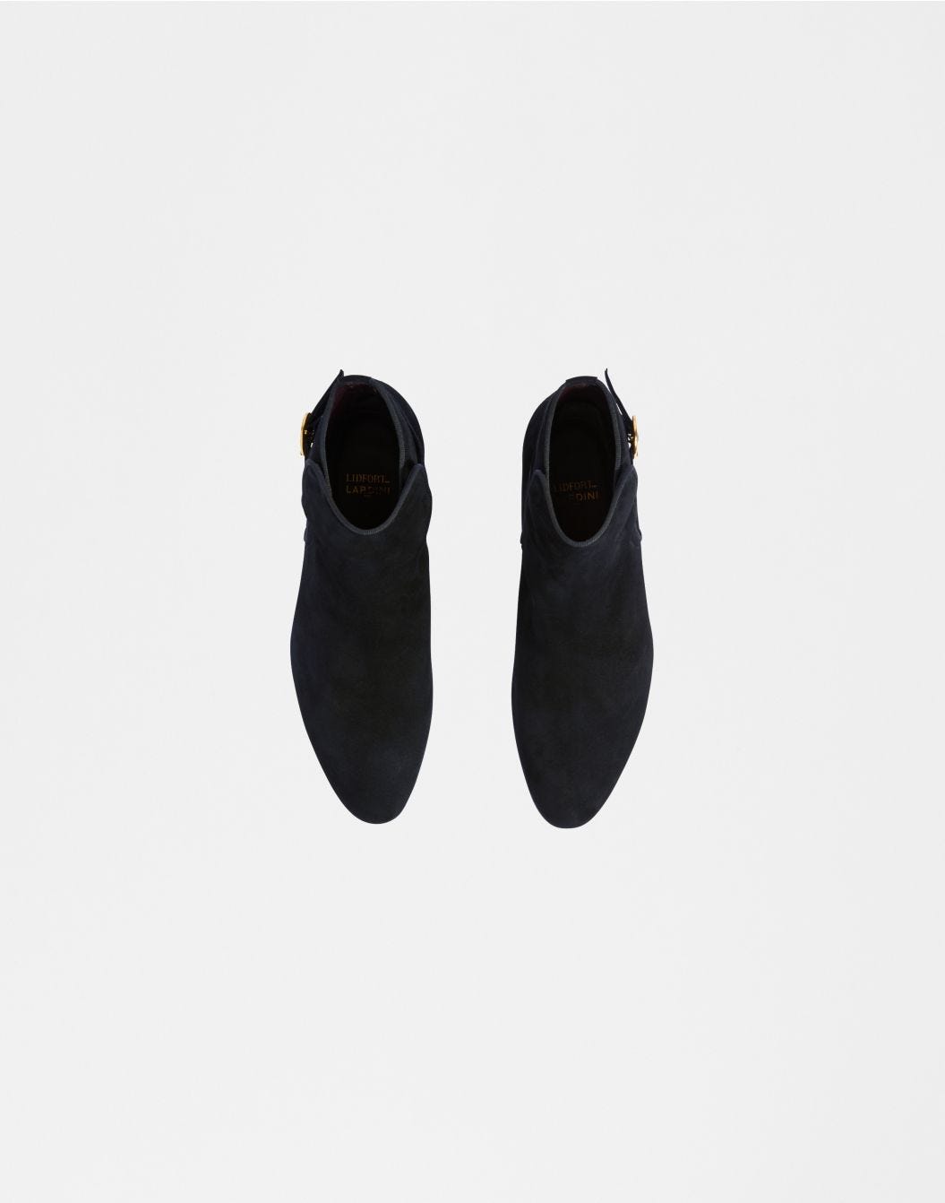 Lardini Stivaletto nero in pelle scamosciata 2025