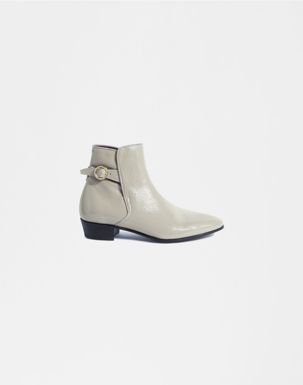 Lardini Stivaletto bianco in pelle naplack Nuovo