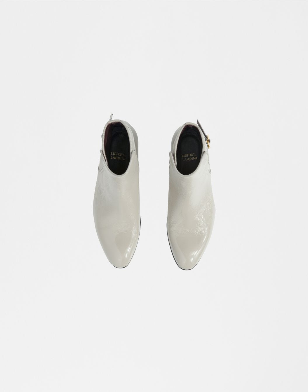 Lardini Stivaletto bianco in pelle naplack Nuovo