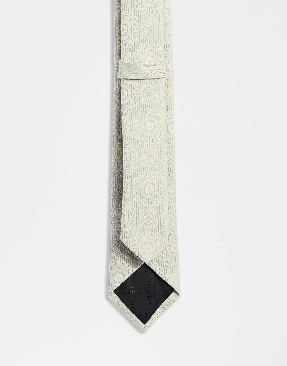 Lardini Cravatta in lino e cotone con disegno jacquard Consegna Veloce