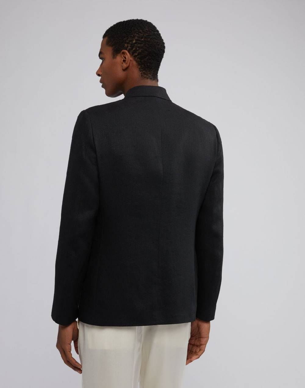 Lardini Blazer doppiopetto attitude nero principe di galles Vendita Economica