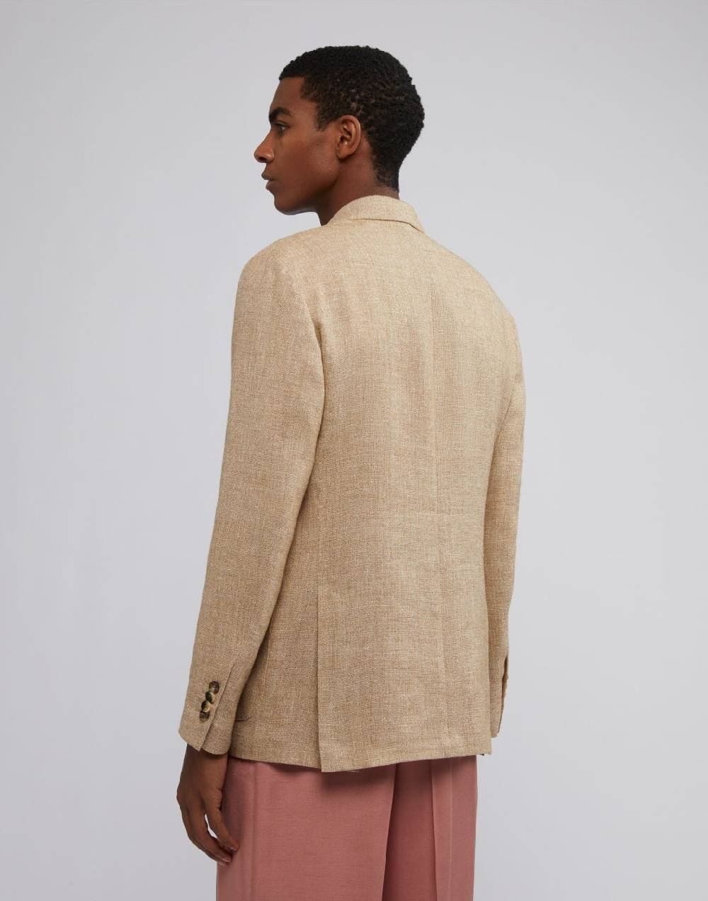 Lardini Giacca doppiopetto 6 bottoni nocciola special line Saldi Di Fabbrica