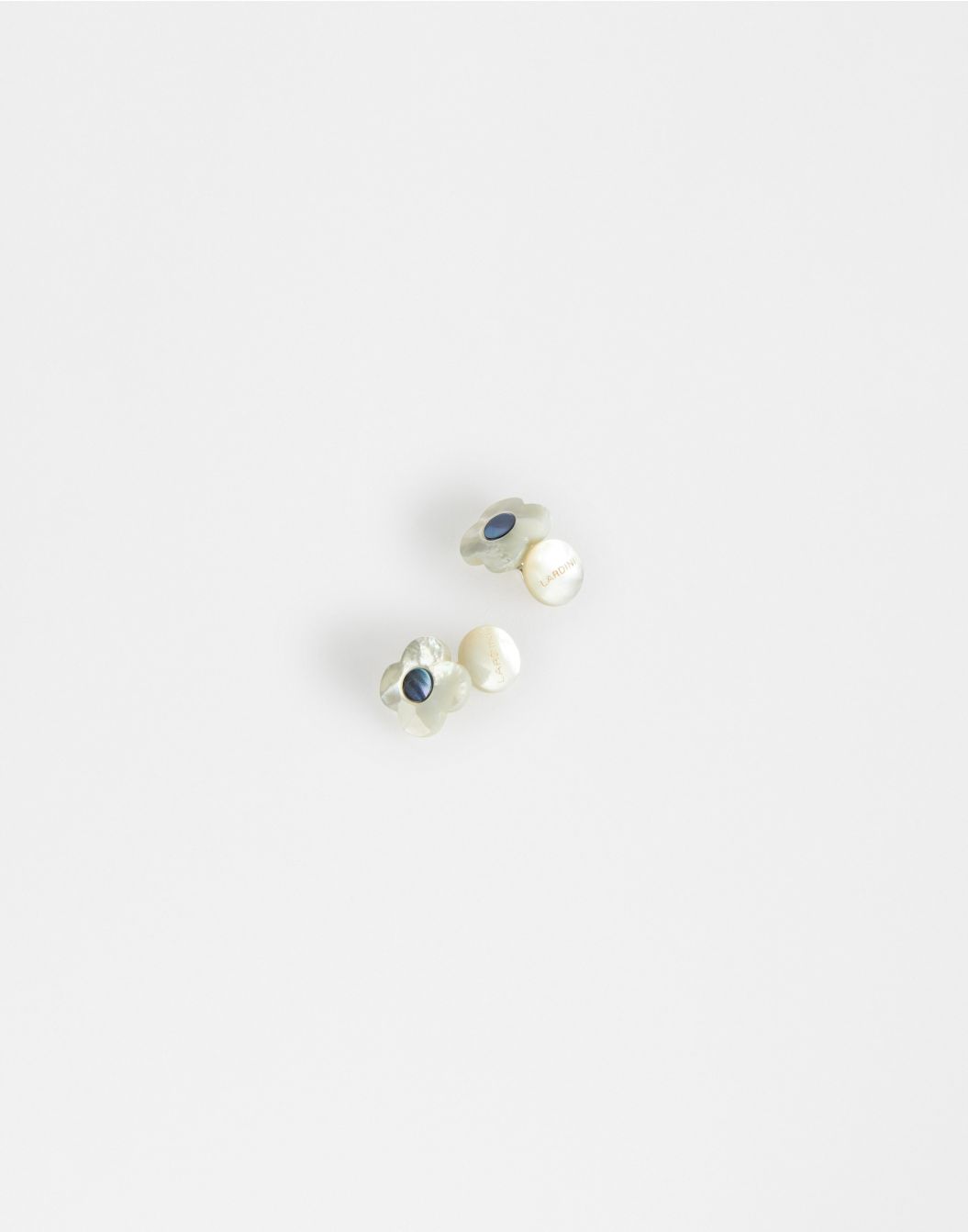 Lardini Gemelli in madreperla bianchi e blu Soddisfazione Garantita
