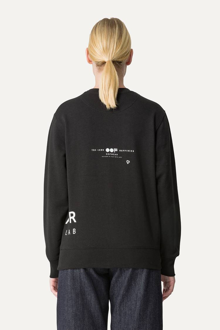 Oof Wear FELPA IN COTONE CON LOGO 4065 - NERO Negozio