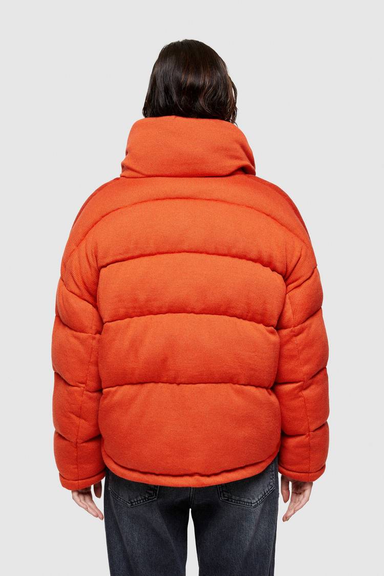 Oof Wear GIACCA CORTA 9270 IN TESSUTO MAGLIA IMBOTTITO - ARANCIO Sconto di tempo limitato