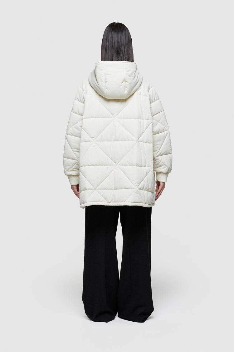 Oof Wear GIACCA 9252 IN NYLON - AVORIO Acquista Ora