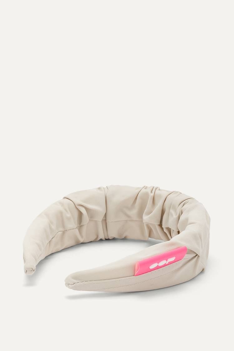 Oof Wear CERCHIELLO ARRICCIATO IN NYLON MEMORY 2007 - CREMA Only for today