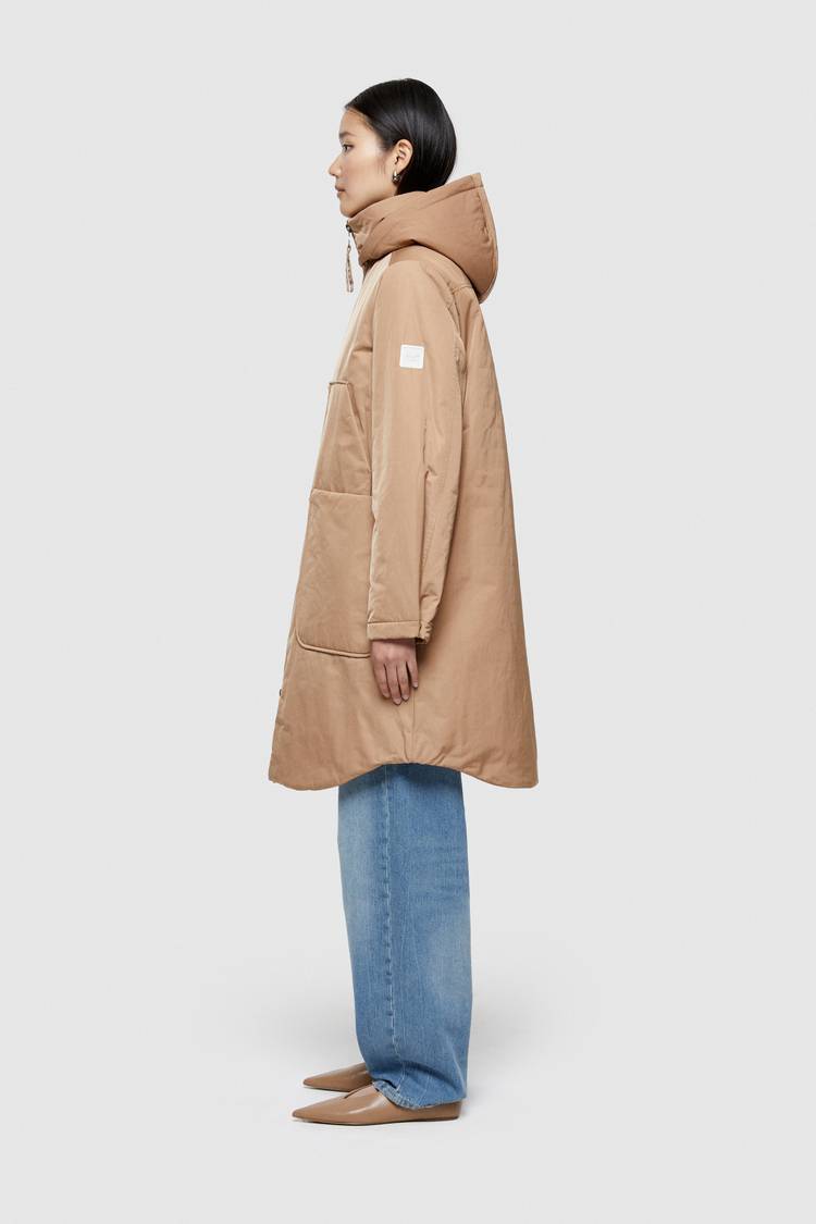 Oof Wear PARKA LUNGO 9094 IN NYLON MEMORY - CAMMELLO Officina
