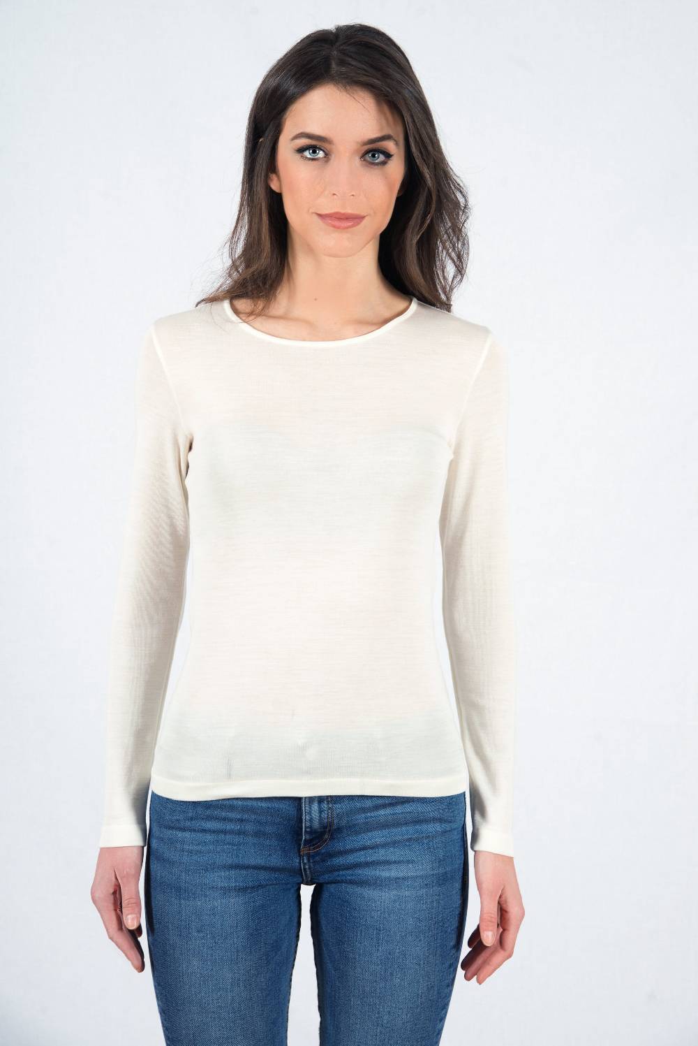 Oscalito Camicia a maniche lunghe lana e seta 3476 Negozio