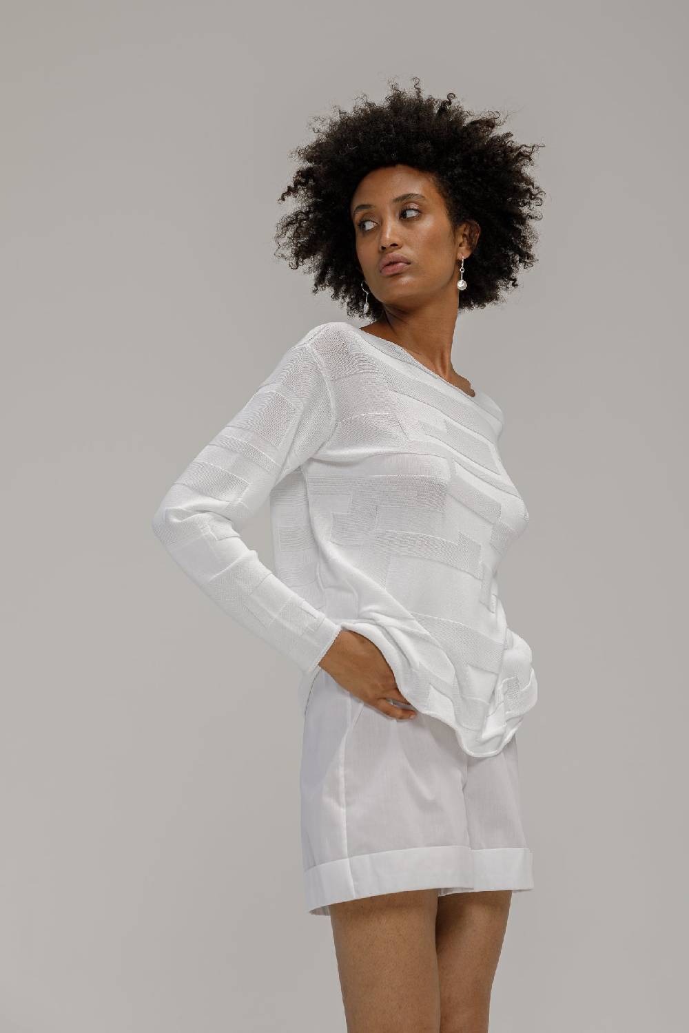 Oscalito Maglia manica lunga Donna70% Viscosa, 30% Cotone 6803 In Vendita