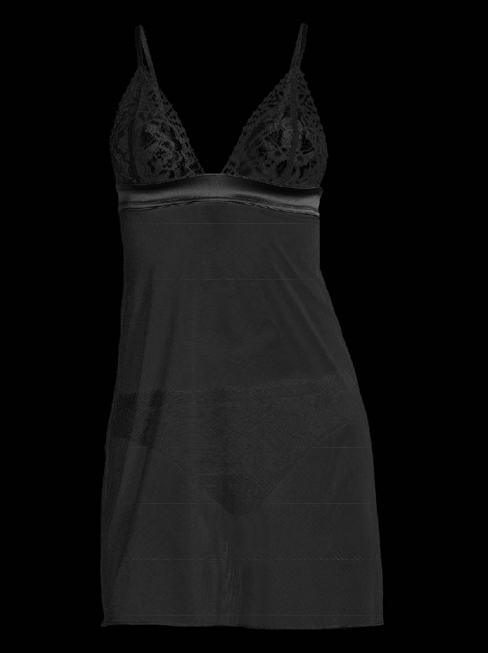 Oscalito Babydoll romantico con pizzo e tulle 6478