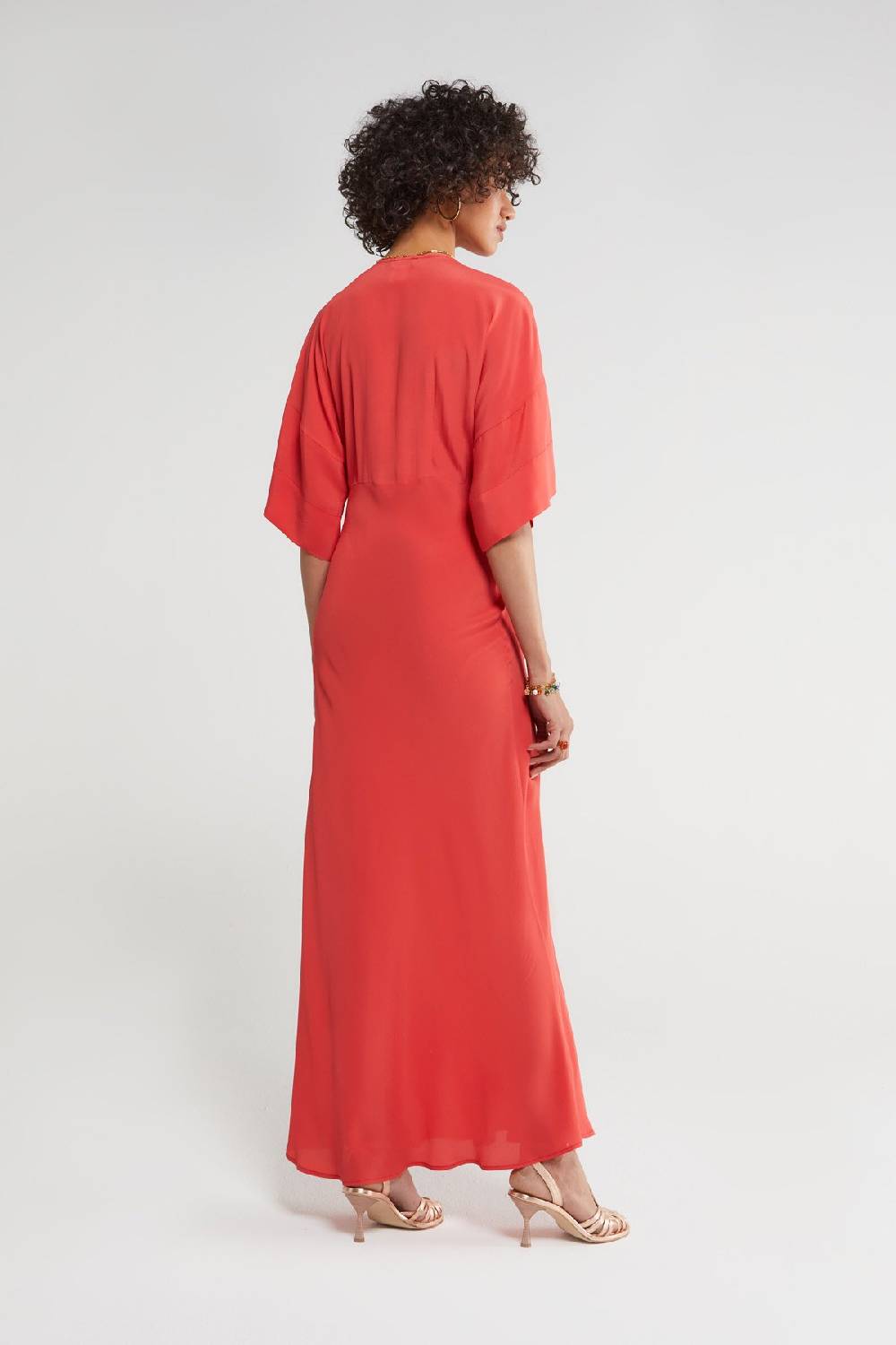 ottod'Ame Silk blend long dress Offerta migliore