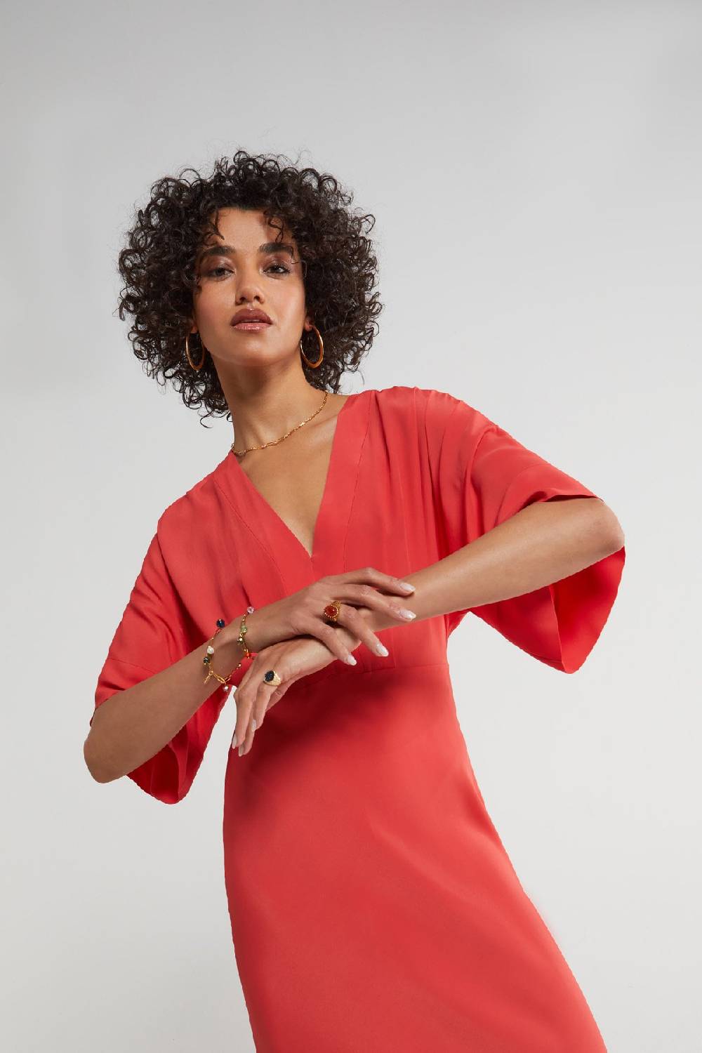 ottod'Ame Silk blend long dress Offerta migliore