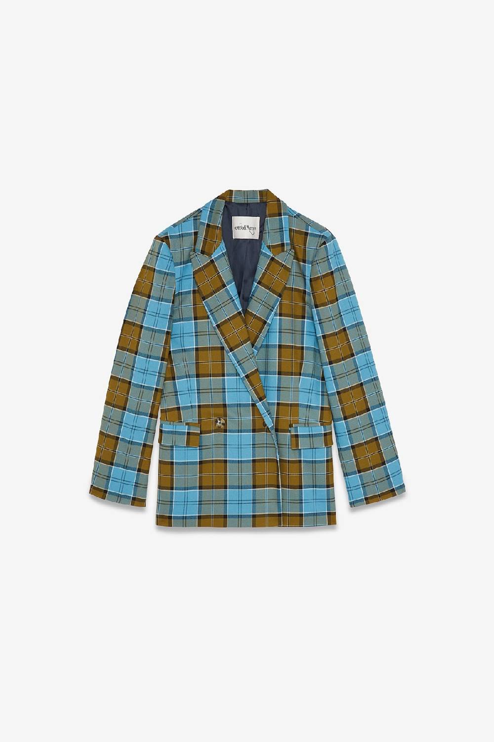 ottod'Ame Tartan double-breasted jacket Ultimi tre giorni
