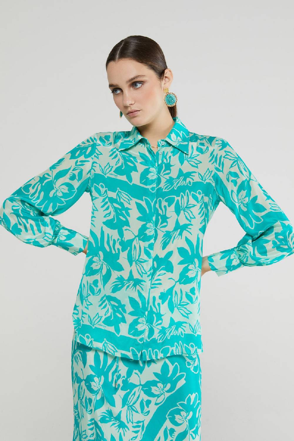 ottod'Ame Printed viscose shirt In Vendita