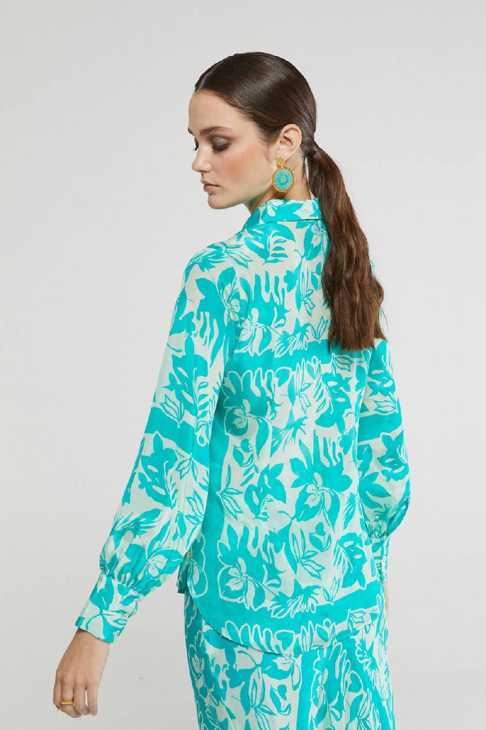 ottod'Ame Printed viscose shirt In Vendita