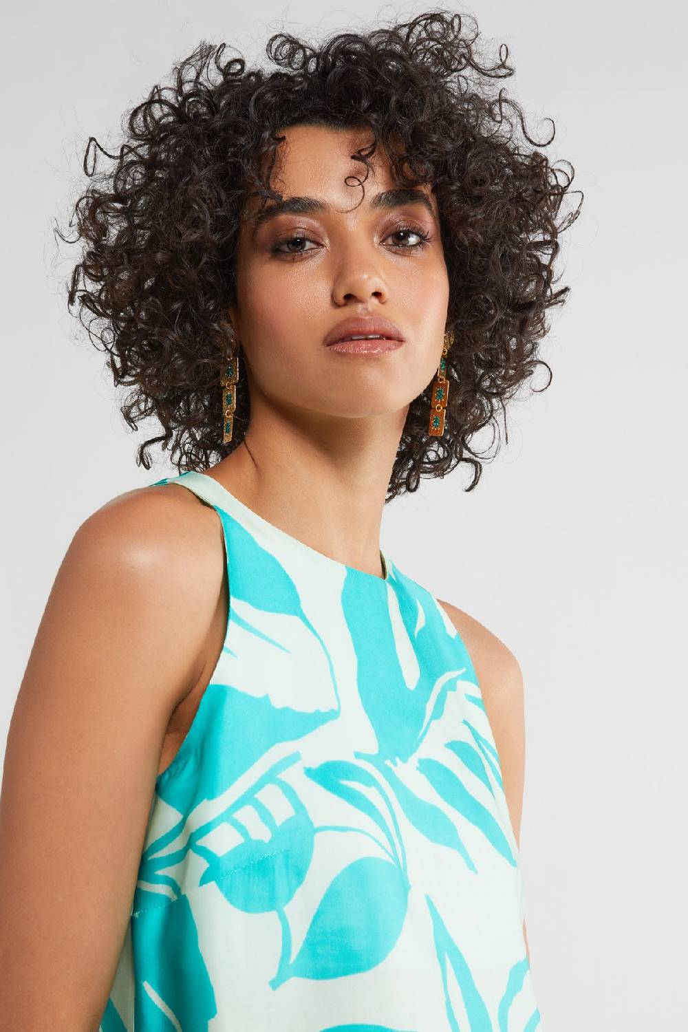 ottod'Ame Printed viscose short dress Offerte