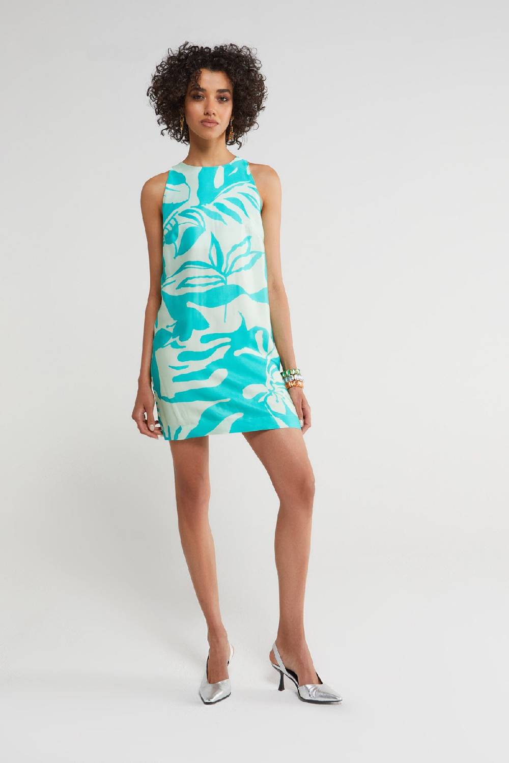 ottod'Ame Printed viscose short dress Offerte