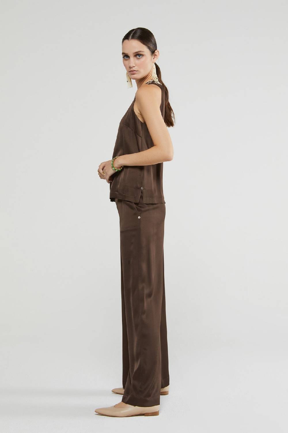 ottod'Ame Viscose palazzo trousers In Saldo