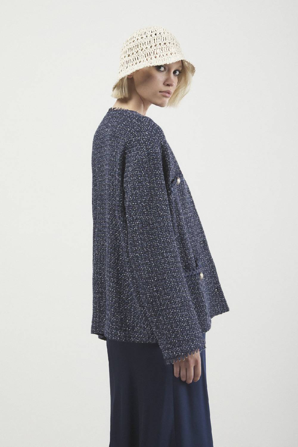 ottod'Ame Tweed jacket with buttons Nuovo