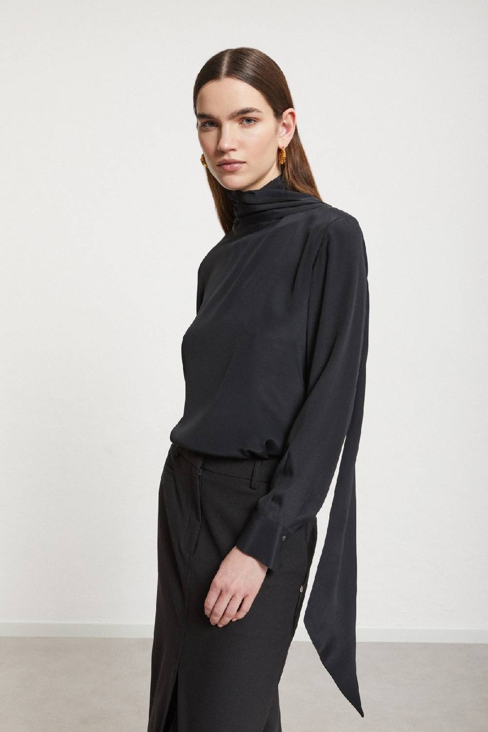 ottod'Ame Silk-blend blouse Consegna Veloce