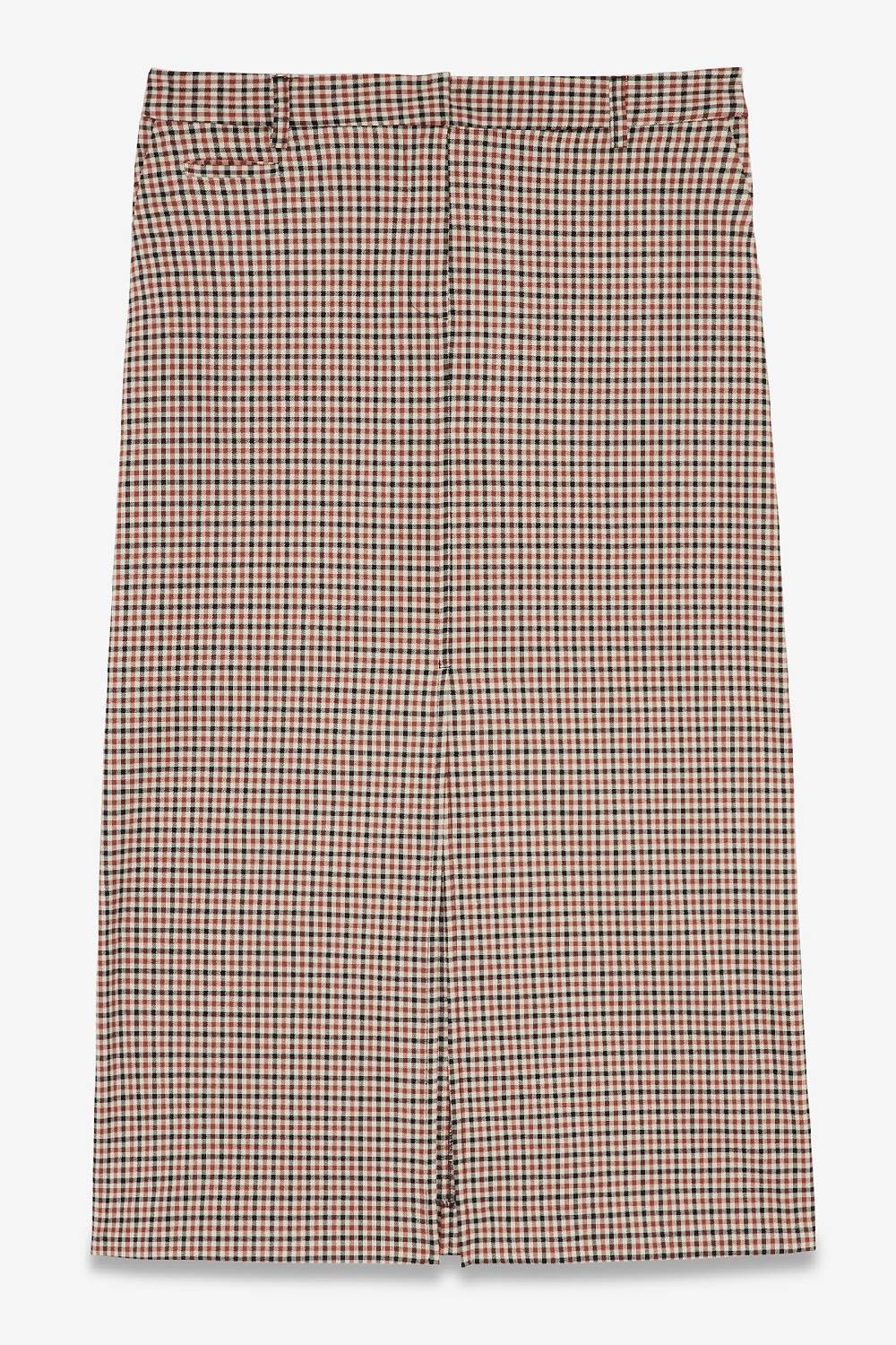 ottod'Ame Printed check long skirt Hotsell