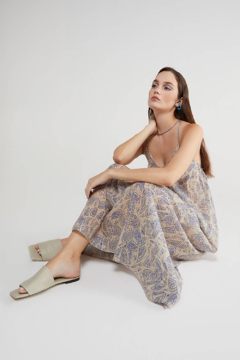 ottod'Ame Cotton long dress Online Outlet
