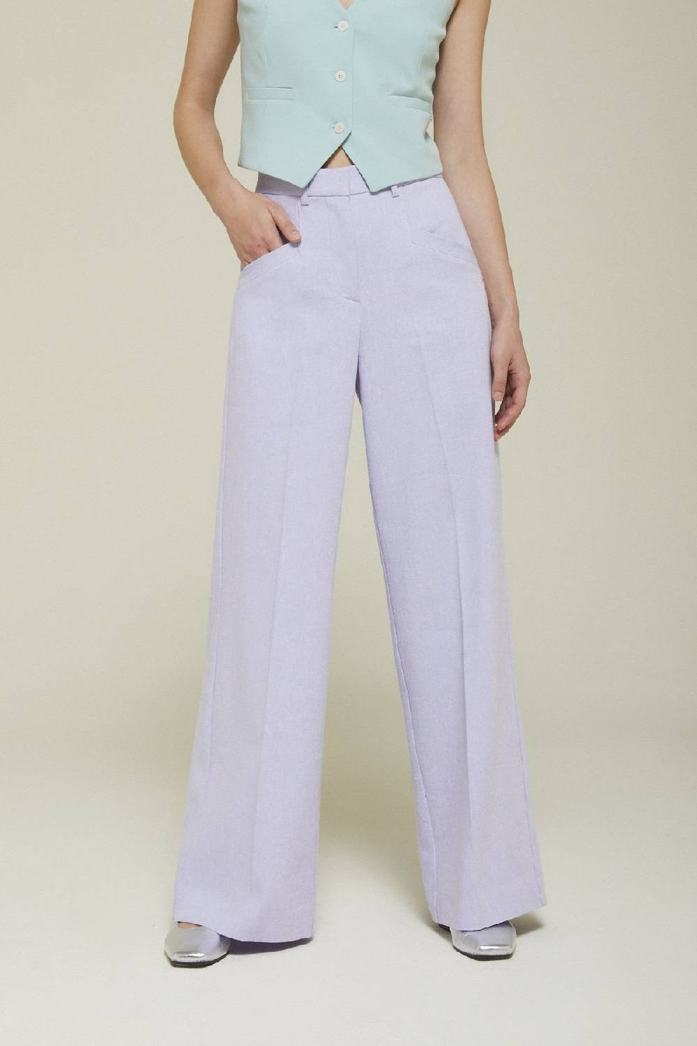 ottod'Ame Linen blend trousers Hotsell