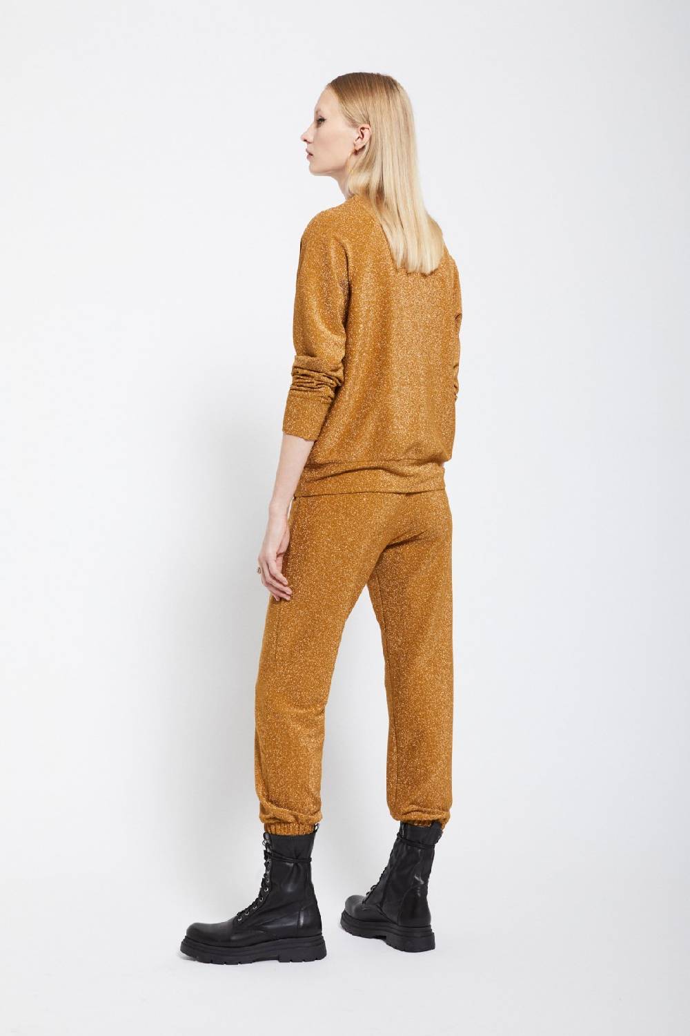 ottod'Ame Viscose trousers with lurex Vendite Flash