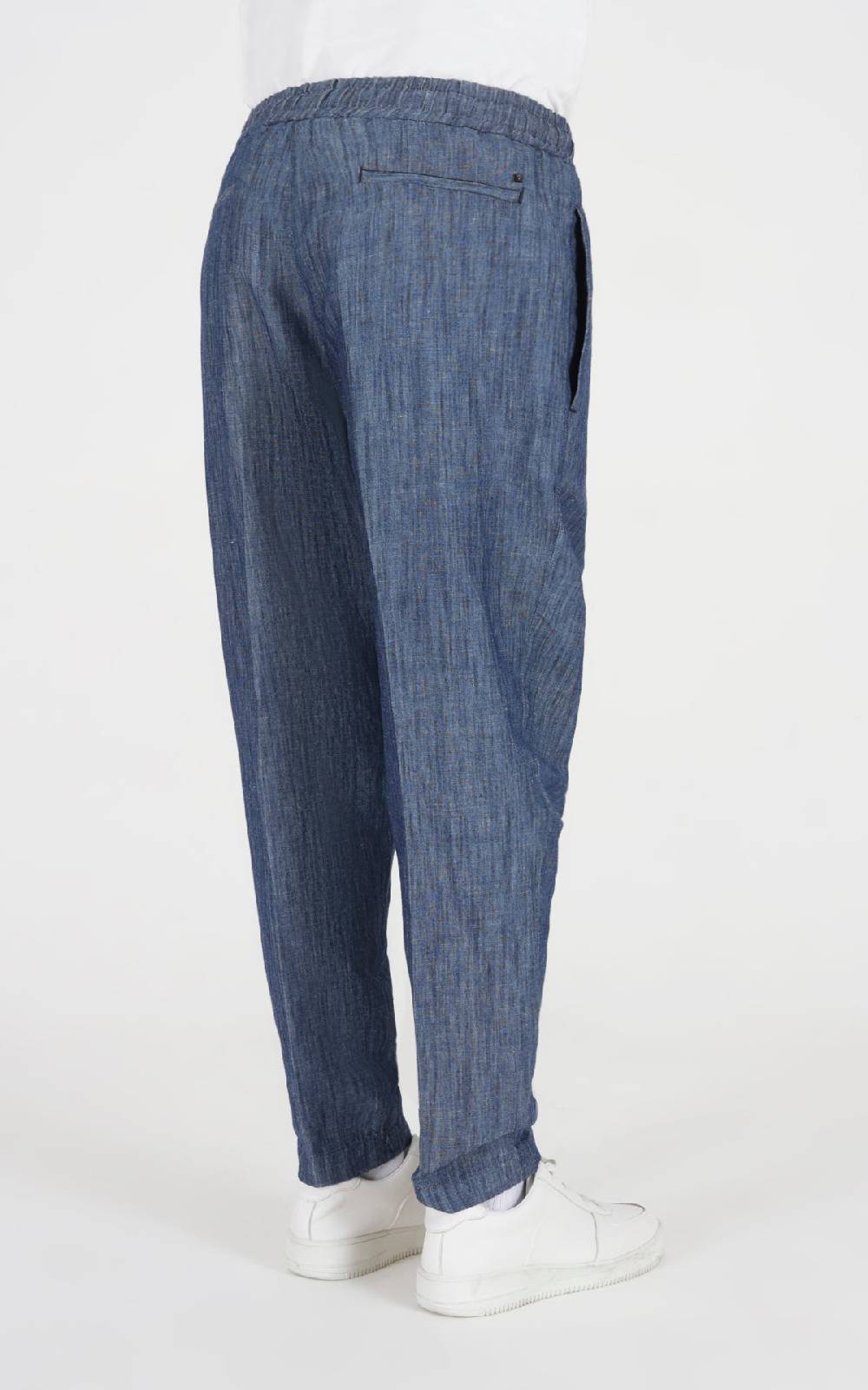 Outfit Italy Pantalaccio wide fit in tessuto effetto denim Offerta San Valentino