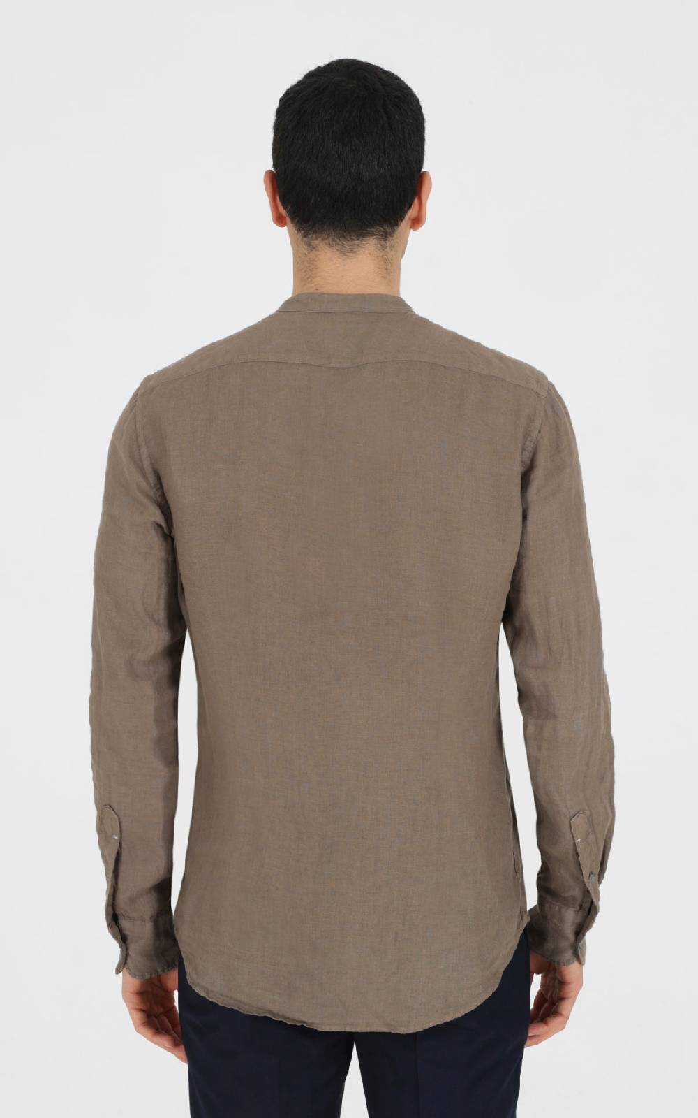 Outfit Italy Camicia coreana in 100% lino 2025