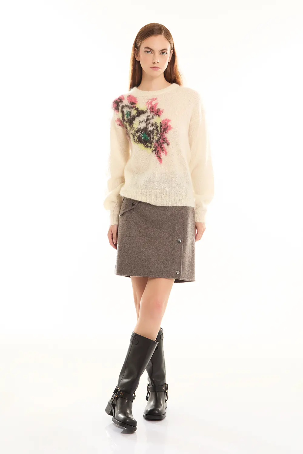 P.A.R.O.S.H. MAGLIA FIORE Nuovo