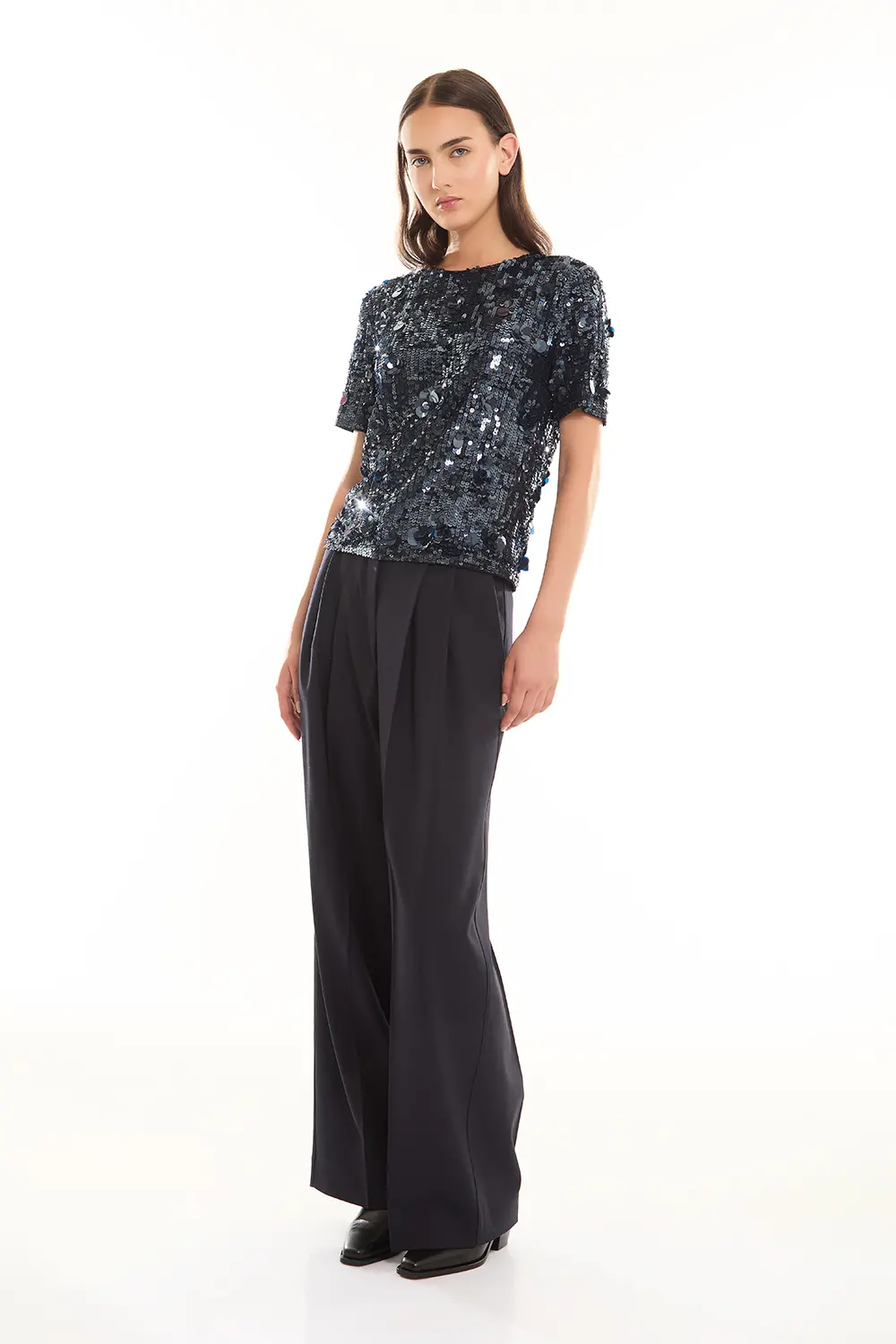 P.A.R.O.S.H. BLUSA FULL PAILLETTES In Saldo