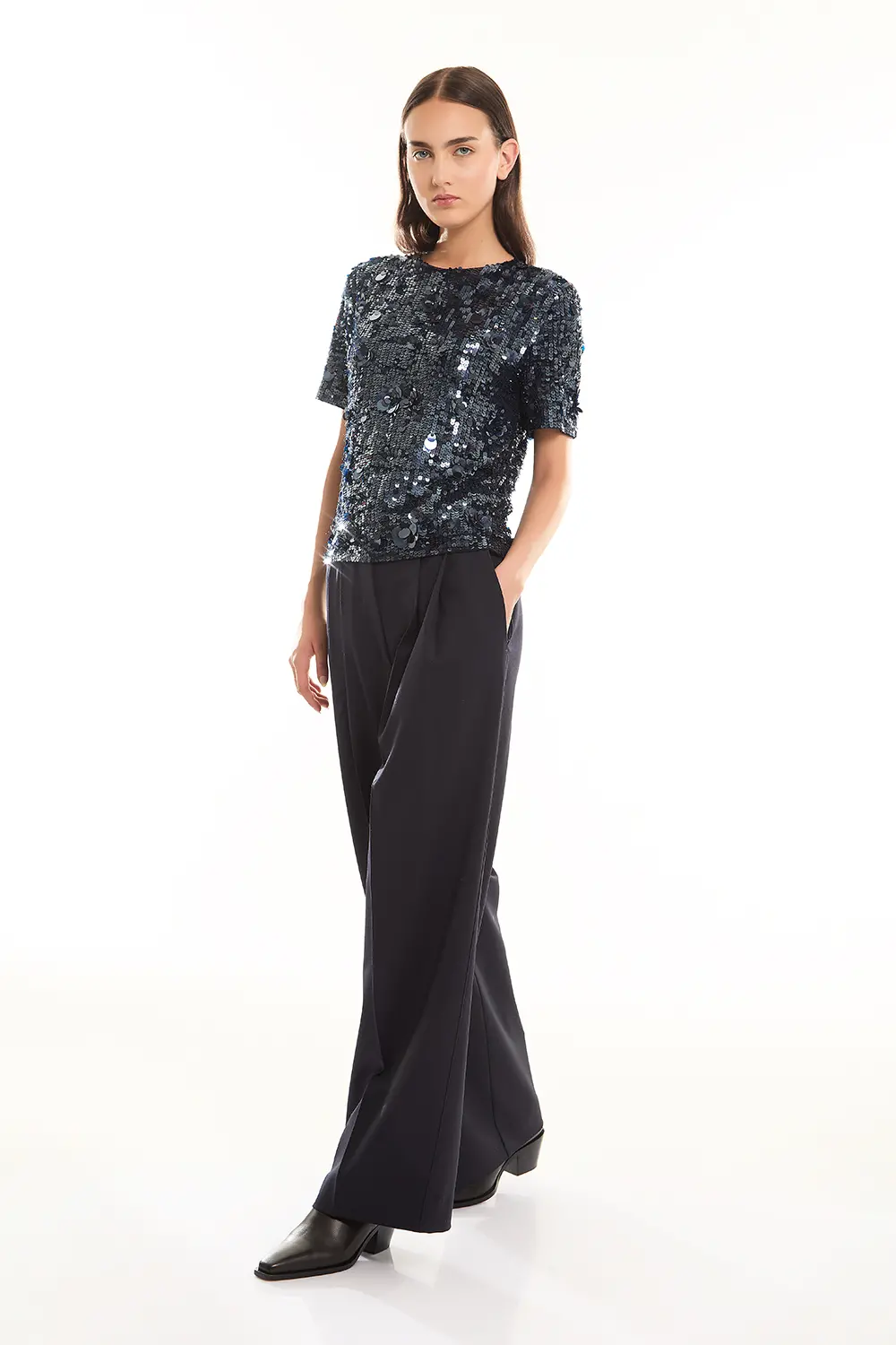 P.A.R.O.S.H. BLUSA FULL PAILLETTES In Saldo